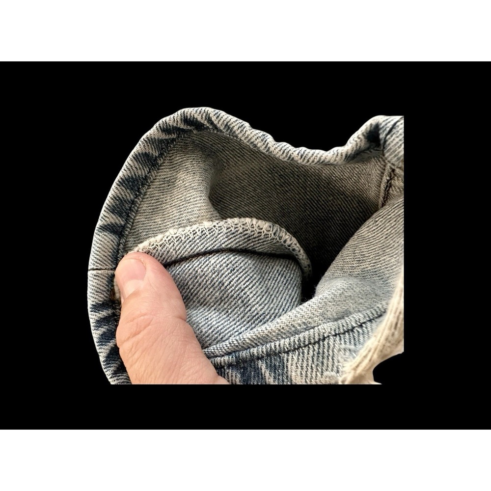Vintage 80's Levi's Jeans Womens 23.5x29 Blue Made In USA Distressed - Picture 15 of 16